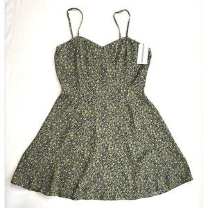 Calvin Klein A-Line Short Dress L Leopard-Print‎